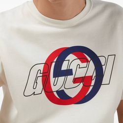 GUCCI Men's Classic T-Shirt 100%Cotton