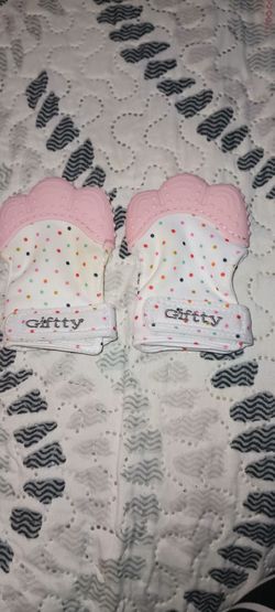 Baby teething glove