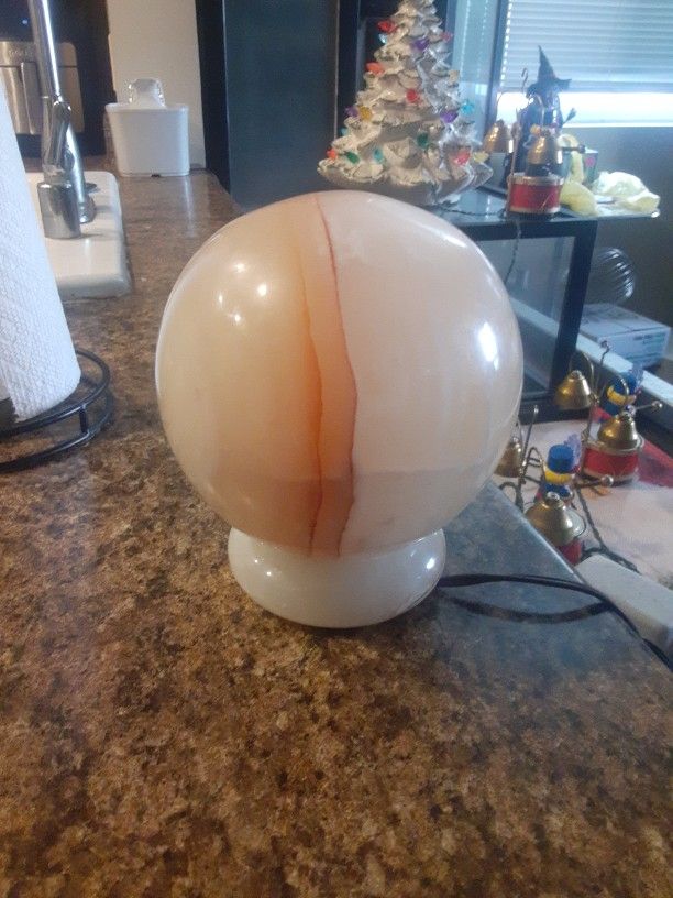 Vintage '80s Onyx Lamp