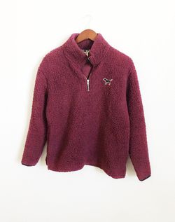 Victoria Secret Pink Pullover Fleece Sherpa Jacket