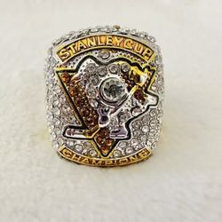 2017 Pittsburgh Penguins Championship Fan Ring / Crosby 