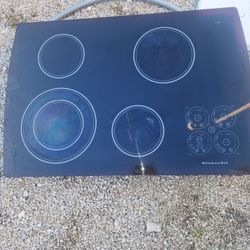 30 Inch Kitchen Aid Electric Cooktop