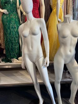 Female Full Body Mannequins High Gloss Fiberglass And Plastic