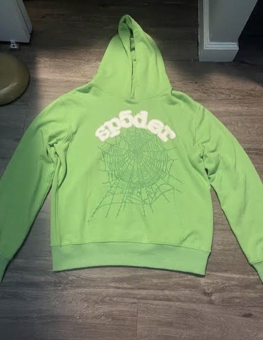 Spider Hoodie Green