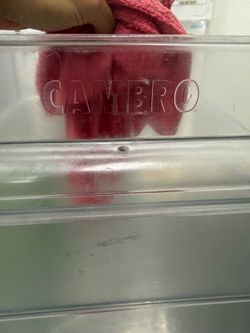 Cambro 22SFSCW Clear Food Storage Container / Condiment Bin