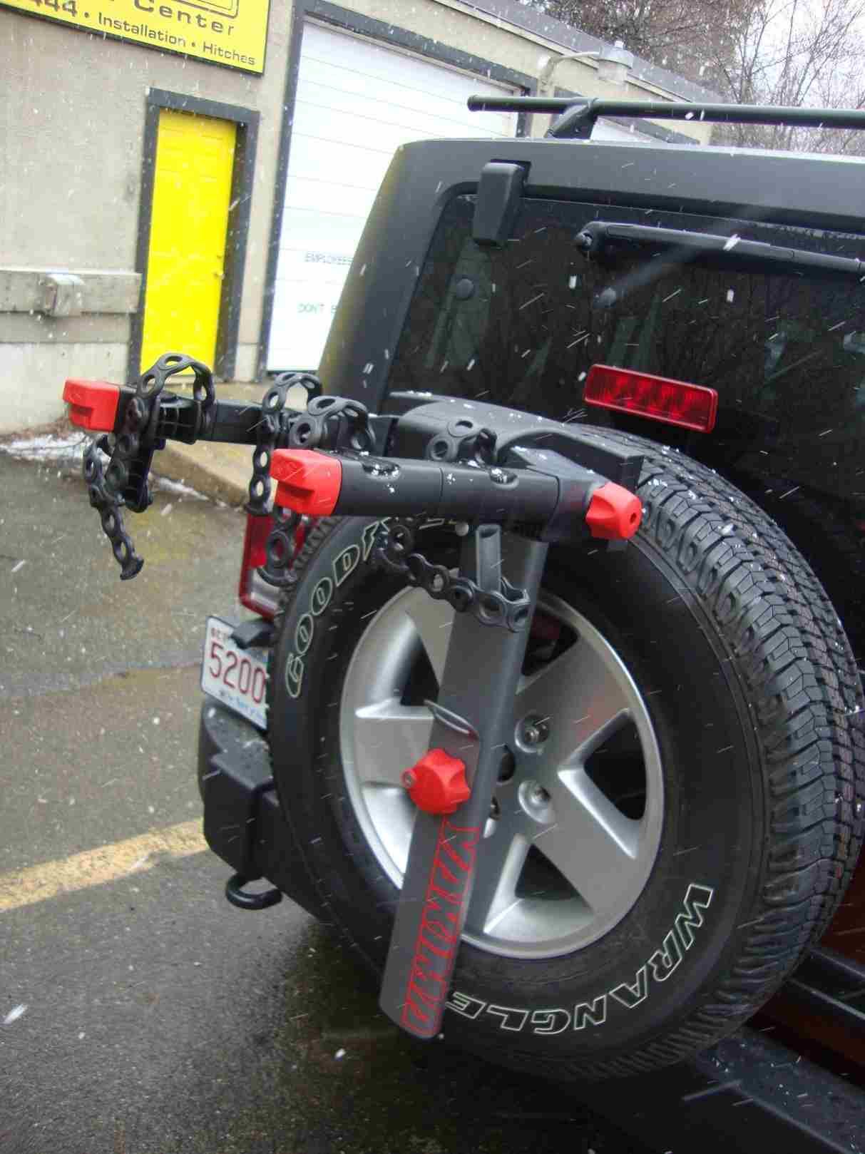 Yakima sparetime bikerack - spare tire rack