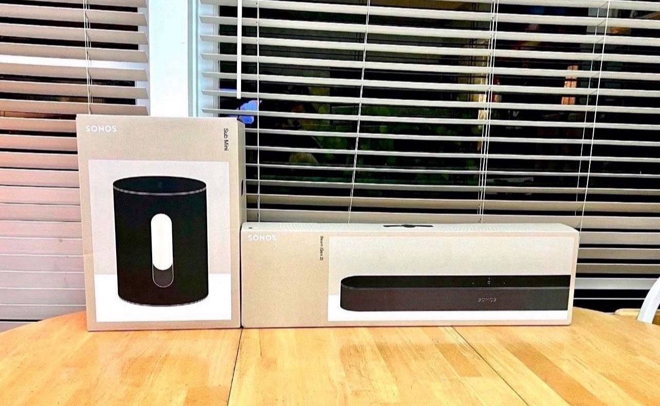 Sonos Beam Gen (Black) With Sonos Sub Mini (Black) Entertainment