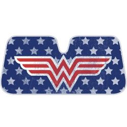 Wonder Woman Red Logo DC Comics Official Licensed Front Windshield Sun Shade-Accordion Folding Auto Sunshade for Car /Truck SUV-Blocks UV Rays ☀️