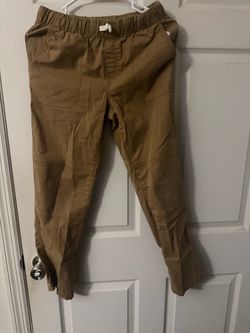 Boy’s Tan Drawstring Jogger Pants