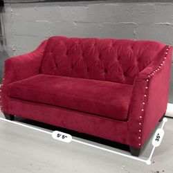 Bulk Luxury Velvet Sofas – Red & Blue | 2-Seat & 4-Seat Configs Available