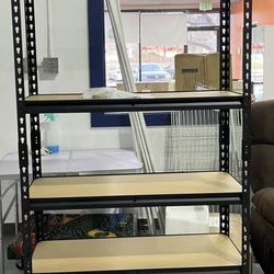 🥨5 Yaheetech 27.4"W x 11.6"D x 60"H Storage Shelf 5 Tier Adjustable Garage Shelving Metal Shelving Unit Utility Rack Heavy Duty Industrial Shelving f