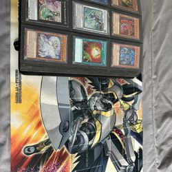 Yugioh Binder With Playmat! Over 150 Cards 