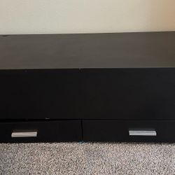 Black storage drawer/coffee Table 