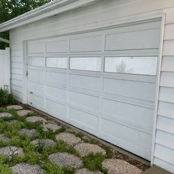 Garage door 7 x 16. Wooden - free