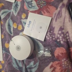 Blue Smoke Detector