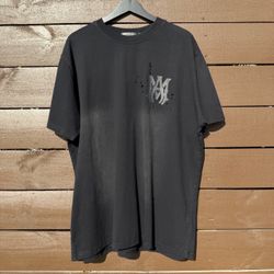 Amiri MA Logo Distressed T-Shirt