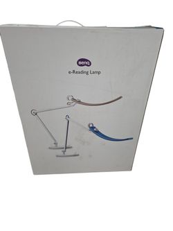 BenQ e-Reading Intelligent Desk Lamp Blue Dimmable Dial Touch On/Off