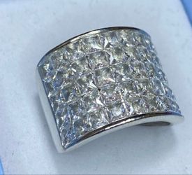Men’s stainless steel ring size 8, new