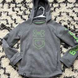 Boys Under Armour Fleece Hoodie Sz YMD