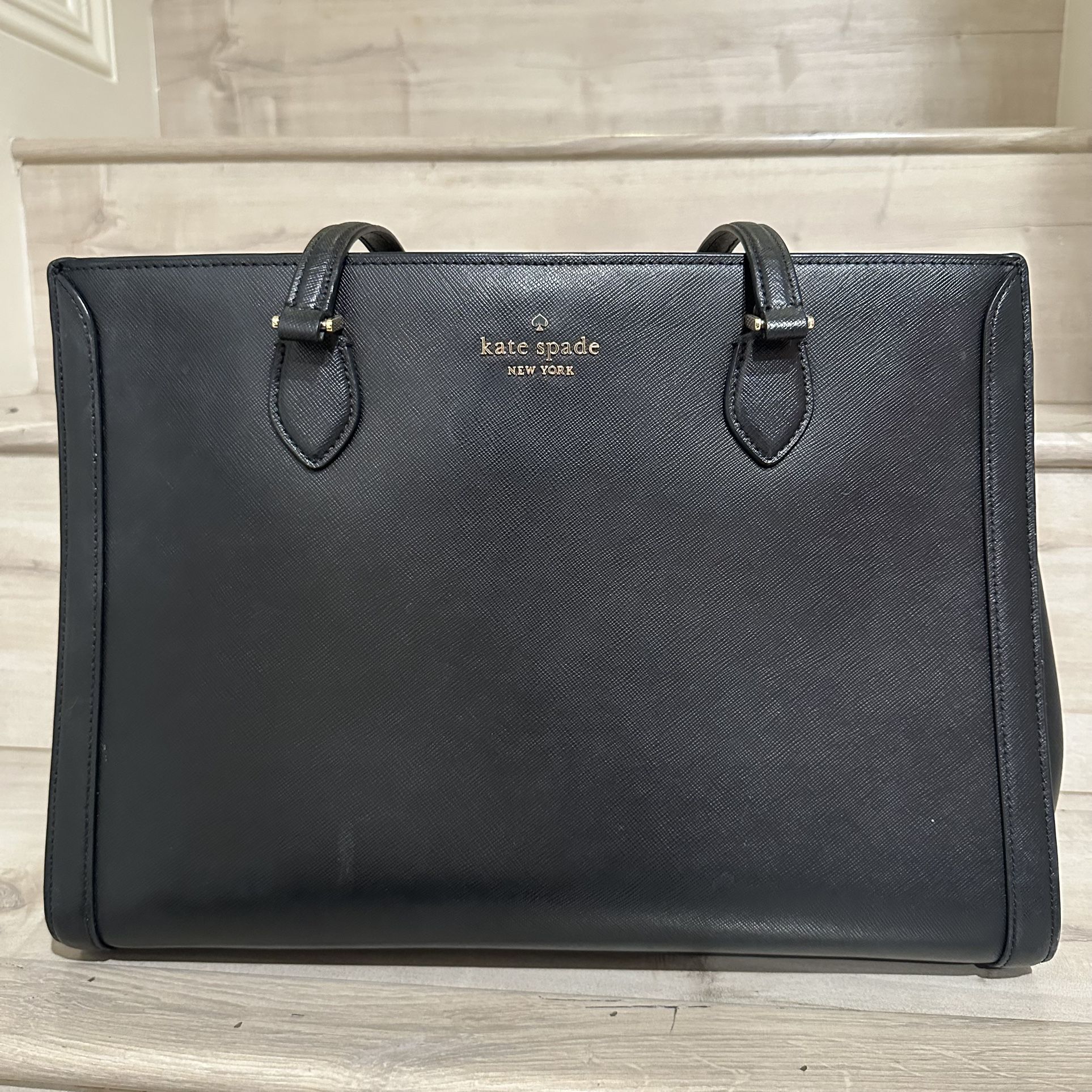 Kat Spade Bag Madison Saffiano East West Leather Large Laptop Tote