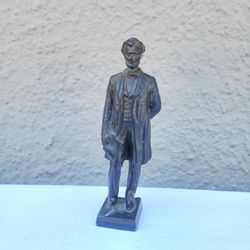 Antique American Art Statue LINCOLN,Gorham, Figure Unsigned 5.5"