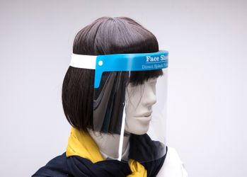 Face shield direct splash protection