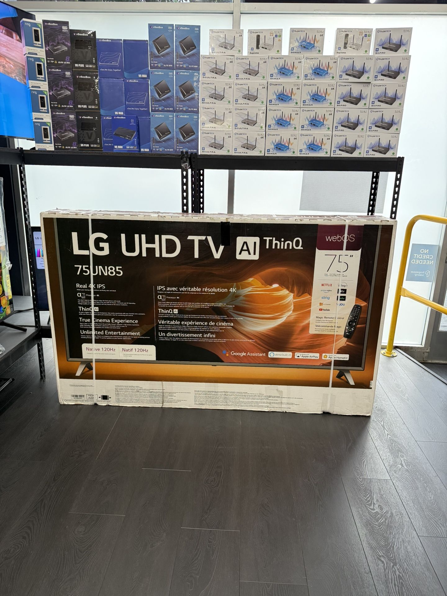 75 INCH LG UN85 SMART 4k TV 1 YEAR WARRANTY