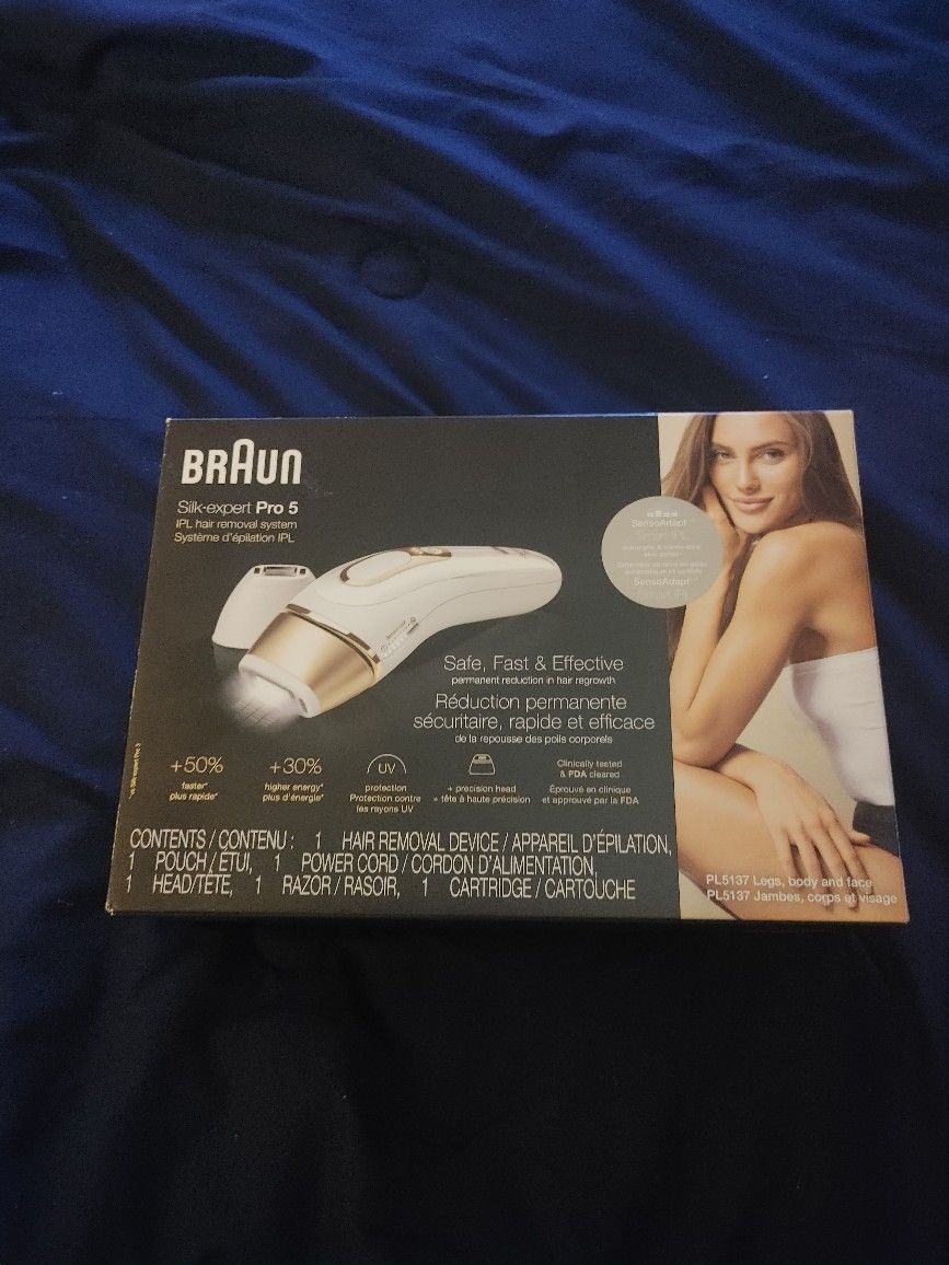 Braun Silk expert Pro PL5014 IPL Epilator Hair Removal System