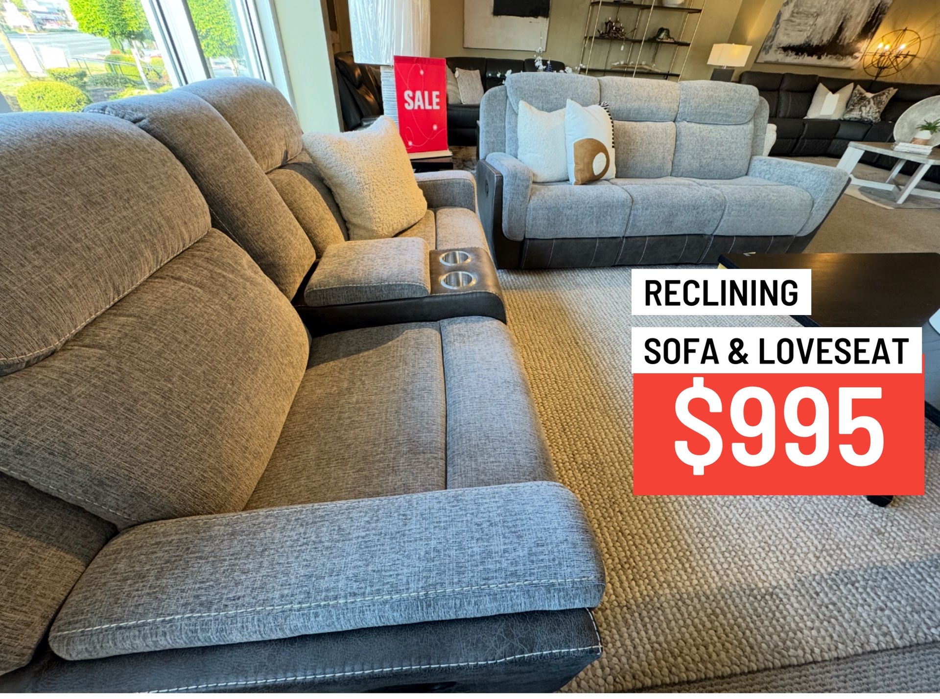 Sofa And love Recliner