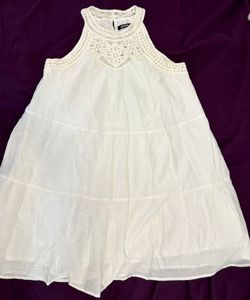 BTFBM white sleeveless dress - size L