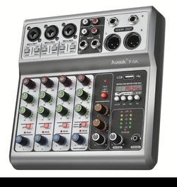 Professional Audio Mixer 5 Chanel With Effects
