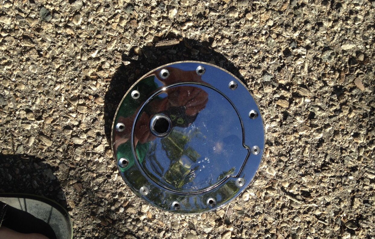 Jeep TJ Chrome gas door
