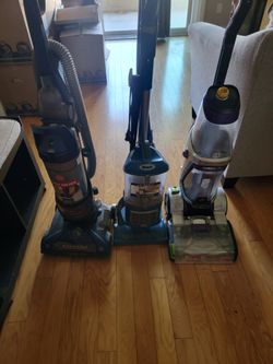 Vacuum Cleaner Trio – Hoover, Shark & Bissell (All Working!)