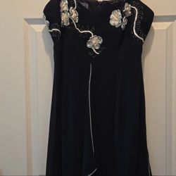 Antique dress silk