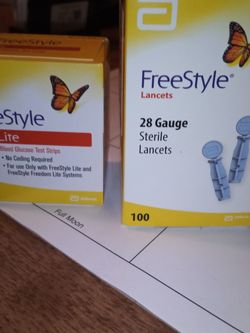 Lancets And Test Strips $25 For All OBO