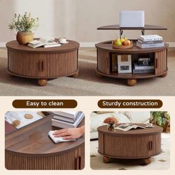 Flip top coffee table