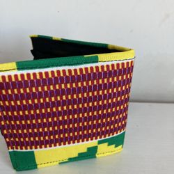 Kente Print Cloth Wallet 
