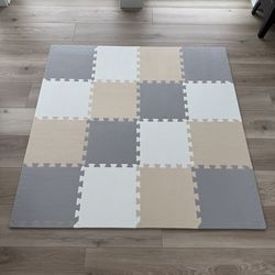 MioTetto Baby Play Mat, Soft Foam Floor Tiles for Kids. Adjustable Interlocking Foam Tiles, Safe & Non-Toxic Playmat for Babies 6-12 Month