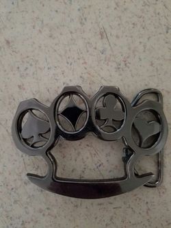 Brass knuckle Belt Buckle