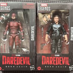 Marvel Legends “Daredevil: Born Again” lot of 2– Punisher & Daredevil