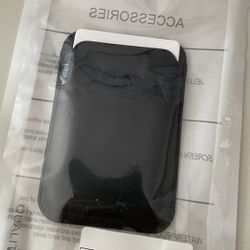 Mag-Safe Wallet Leather Compatible with iPhone 17/16/15/14/13/12 Pro/Max/Plus/Mini, Card Holder with Mag-Safe Magnet (Black)