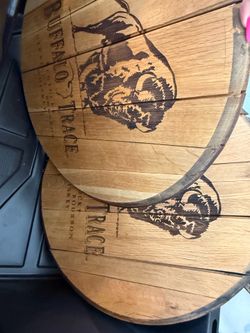 Whiskey barrel decor