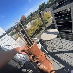 Vintage Hickory Golf Clubs