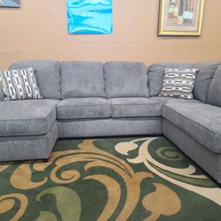 Ashley sectional Earth Tone fabric Sectional