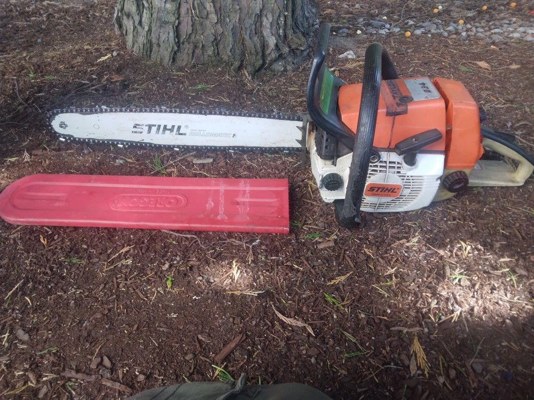 Stihl 034 AV Red Lever Chainsaw