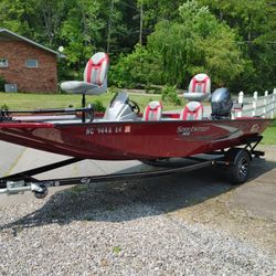 G3 Sportsman 1. Color: Burgandy Size: 16'4
