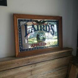 Vintage Laird's Applejack Framed Mirror 