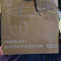 Cat Water Fountain Stainless Steel - 3.2L/108oz Pet Water Fountain for Cats Indoor - Automatic Pet Watering Dispenser (1 Filter)