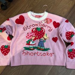 Women’s Strawberry Shortcake Valentine’s Day Sweater
