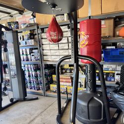 Everlast Dual Station Heavy Bag Stand 